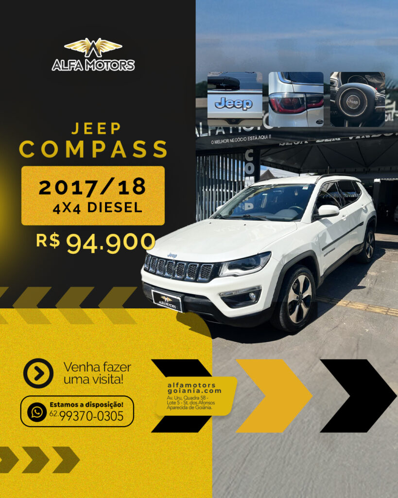 🚙 Jeep Compass 4x4 Diesel 2017/18 🚙