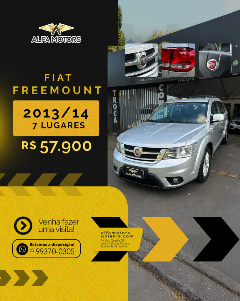 🚗 Freemont Precision 2013/14 – 7 Lugares 🚗